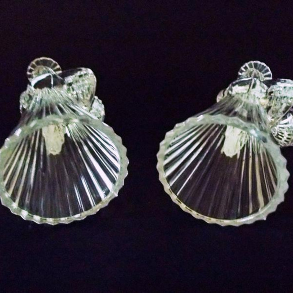 Praying Angel Crystal Glass Candle Holders - Picture 6 of 6